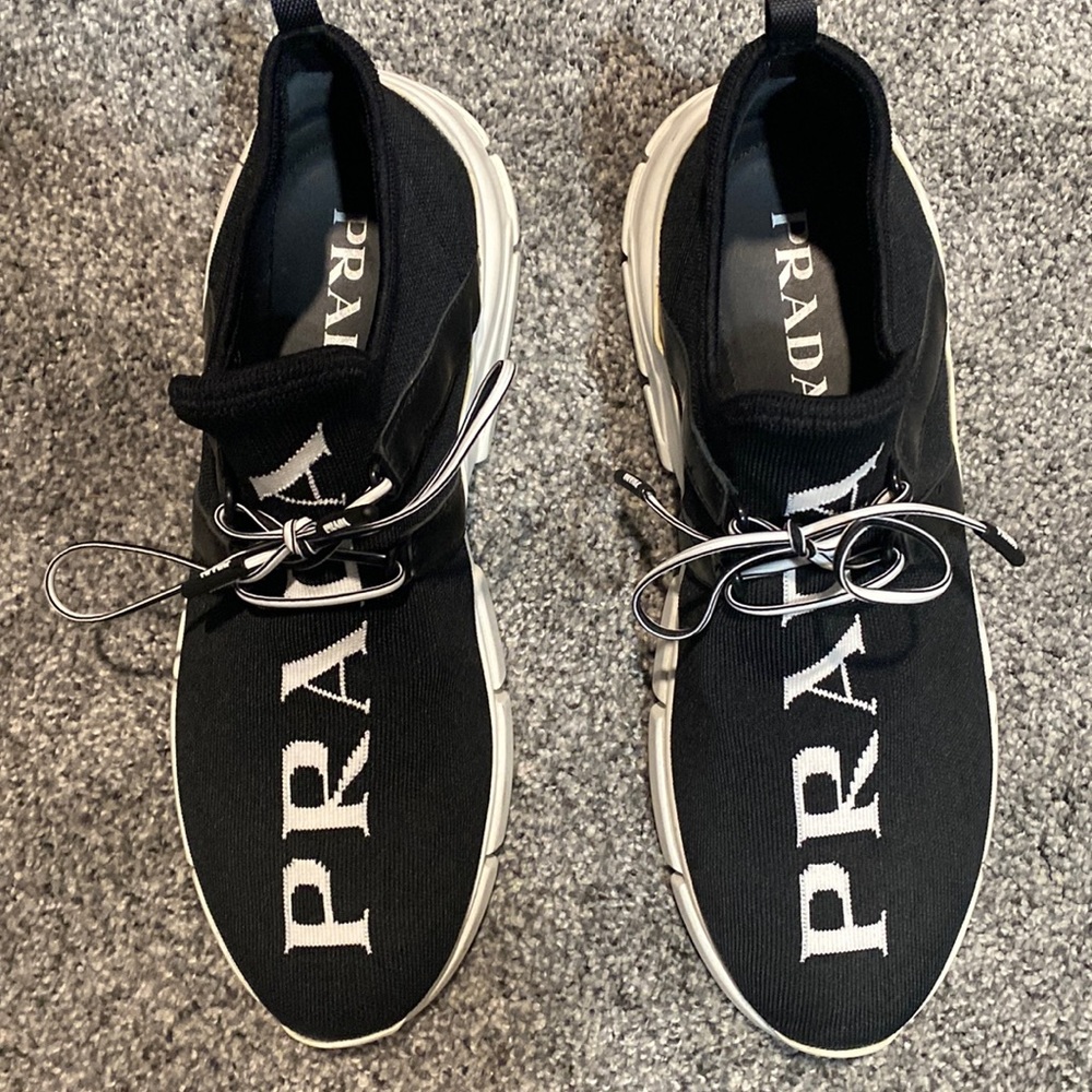 Prada XO Logo Sock Sneaker